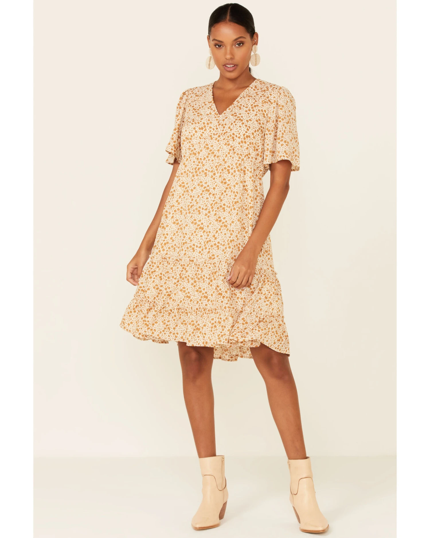 Mikarose Women's Floral Athena Dress 6 Mikarose Women's Floral Athena Dress - Image 4