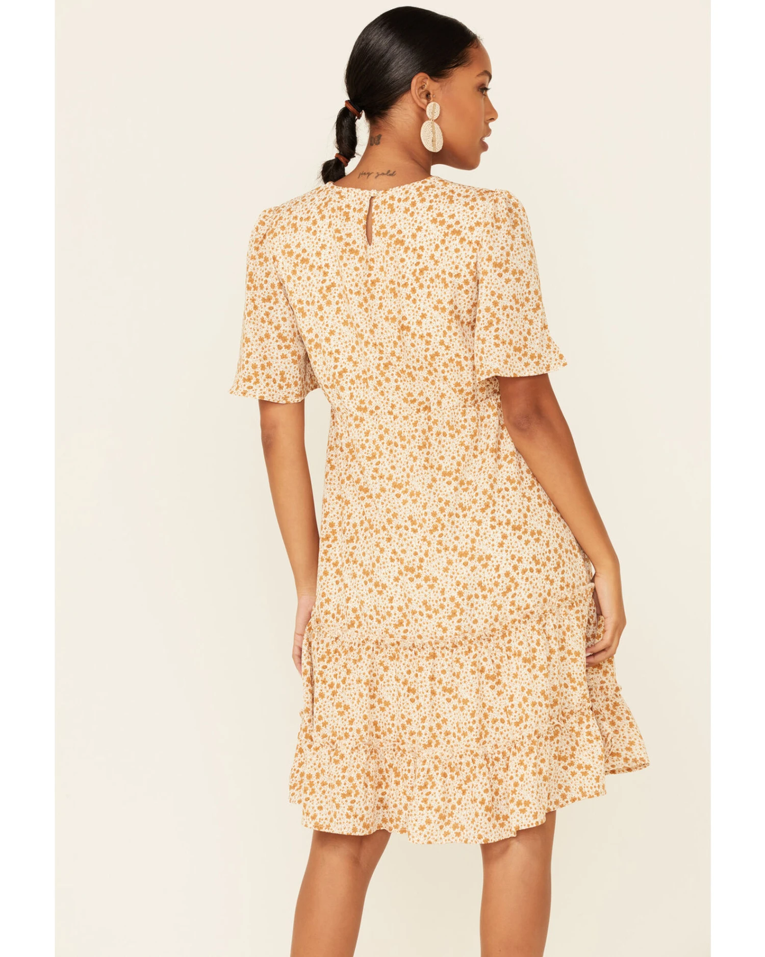 Mikarose Women's Floral Athena Dress 4 Mikarose Women's Floral Athena Dress - Image 2