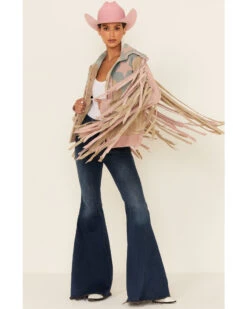 Understated Leather Women's American Woman Fringe Snap-Front Suede Jacket 9 Understated Leather Women's American Woman Fringe Snap-Front Suede Jacket -Western Cowboy Equipment Store 2000349987 280 P2