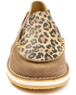 RANK 45 Women's Leopard Print Casual Shoes - Moc Toe