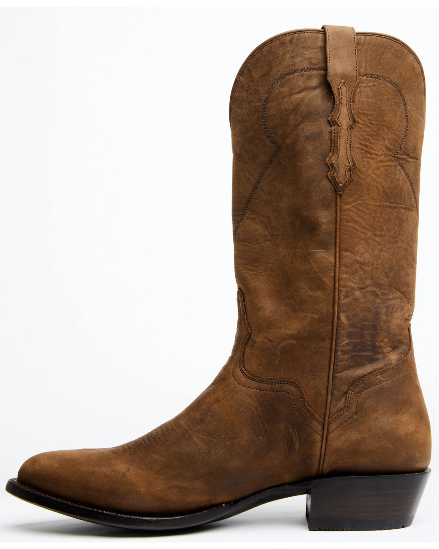 El Dorado Men's Brown Western Boots - Round Toe 8 El Dorado Men's Brown Western Boots - Round Toe - Image 6