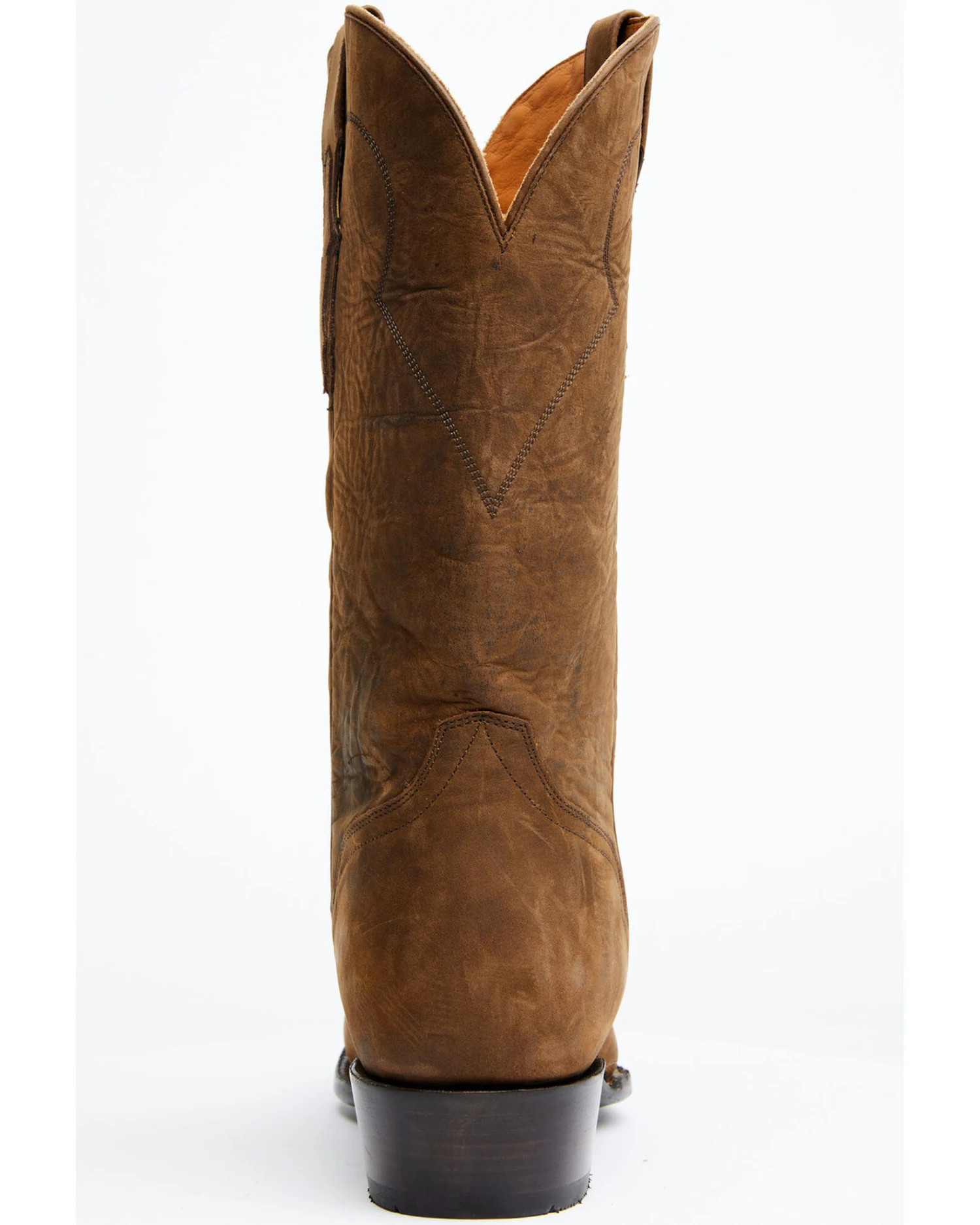 El Dorado Men's Brown Western Boots - Round Toe 4 El Dorado Men's Brown Western Boots - Round Toe - Image 2