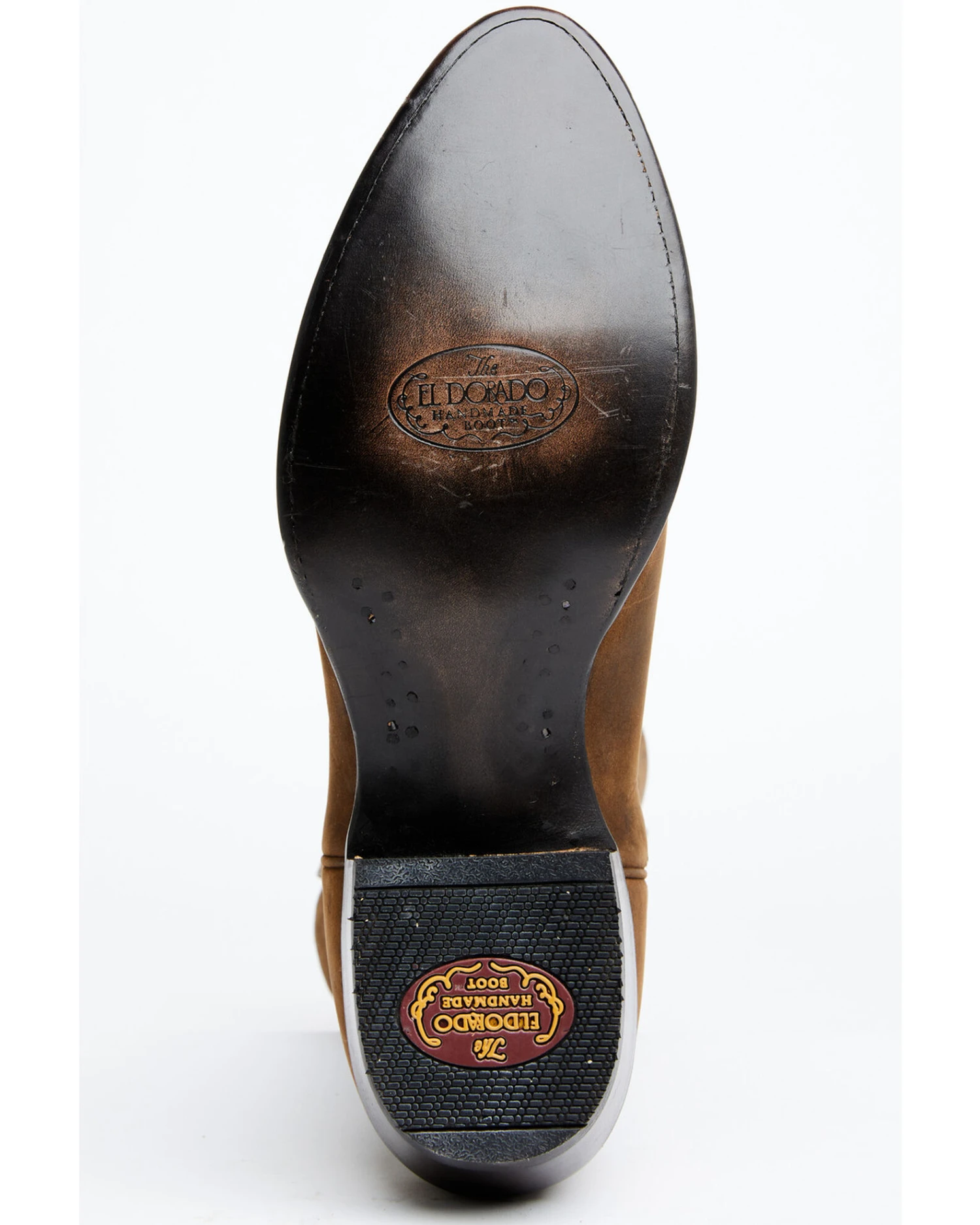 El Dorado Men's Brown Western Boots - Round Toe 6 El Dorado Men's Brown Western Boots - Round Toe - Image 4