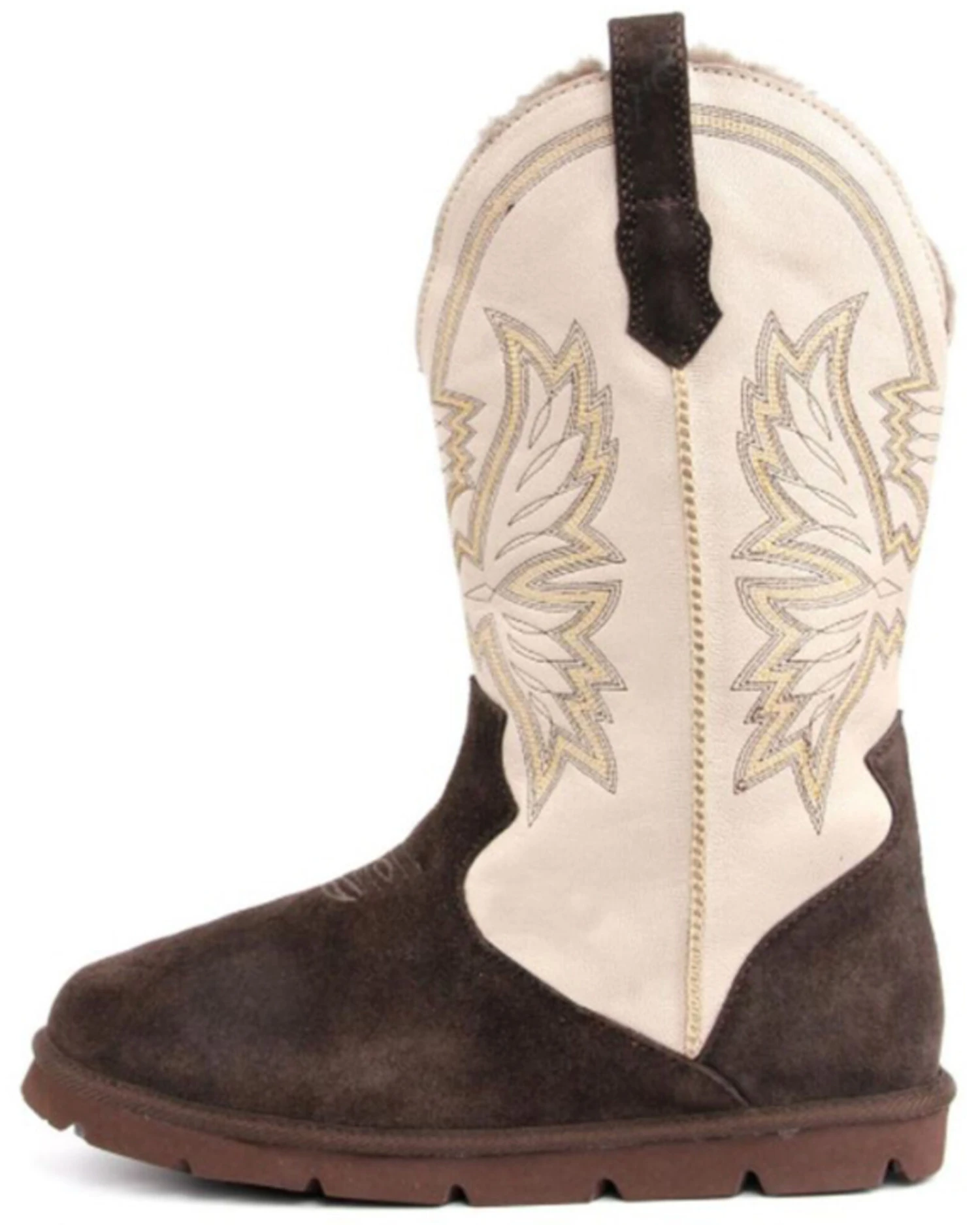 Superlamb Men's All Suede Western Boots - Round Toe 4 Superlamb Men's All Suede Western Boots - Round Toe - Image 2