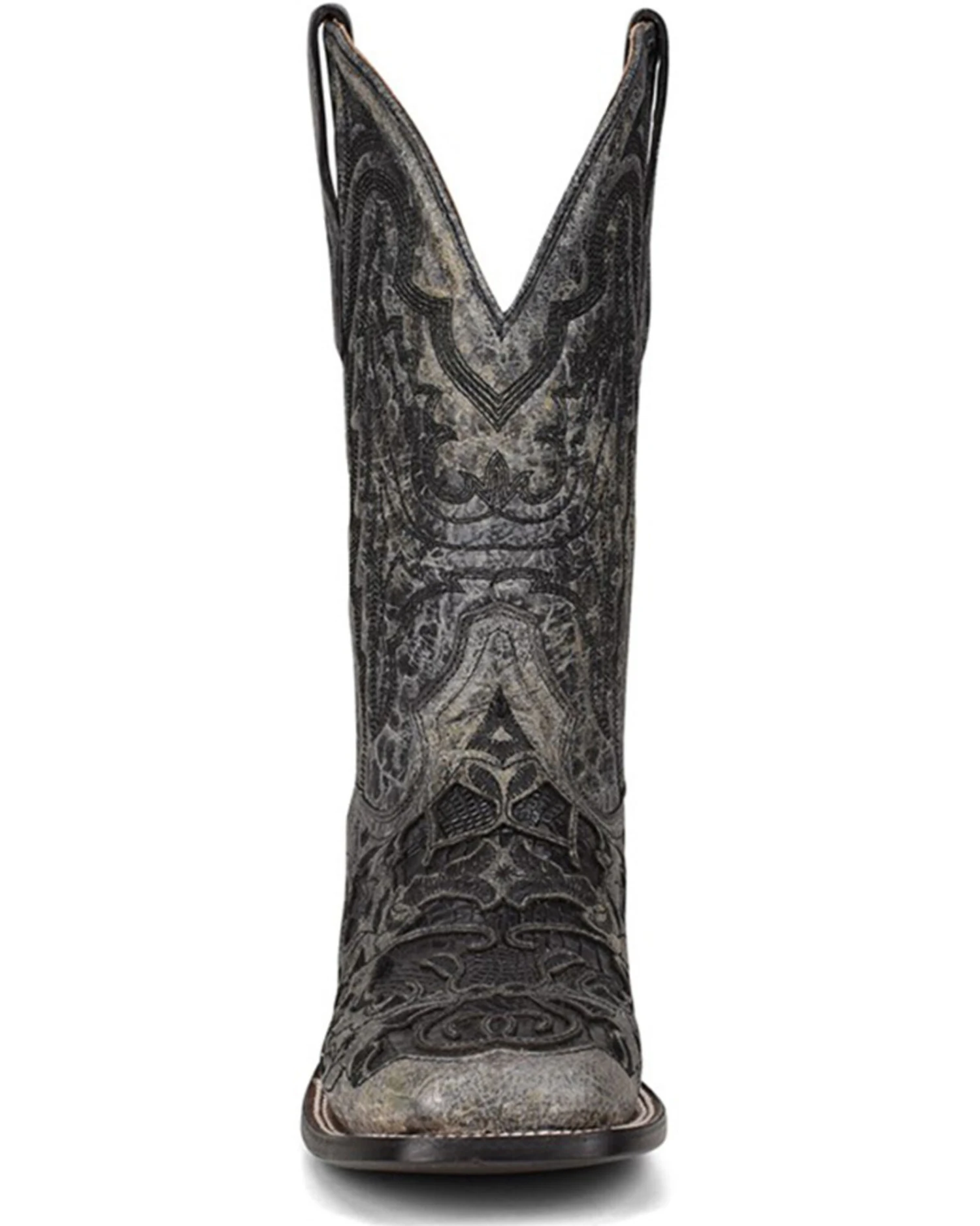 Corral Men's Exotic Alligator Inlay Western Boots - Broad Square Toe 4 Corral Men's Exotic Alligator Inlay Western Boots - Broad Square Toe - Image 2