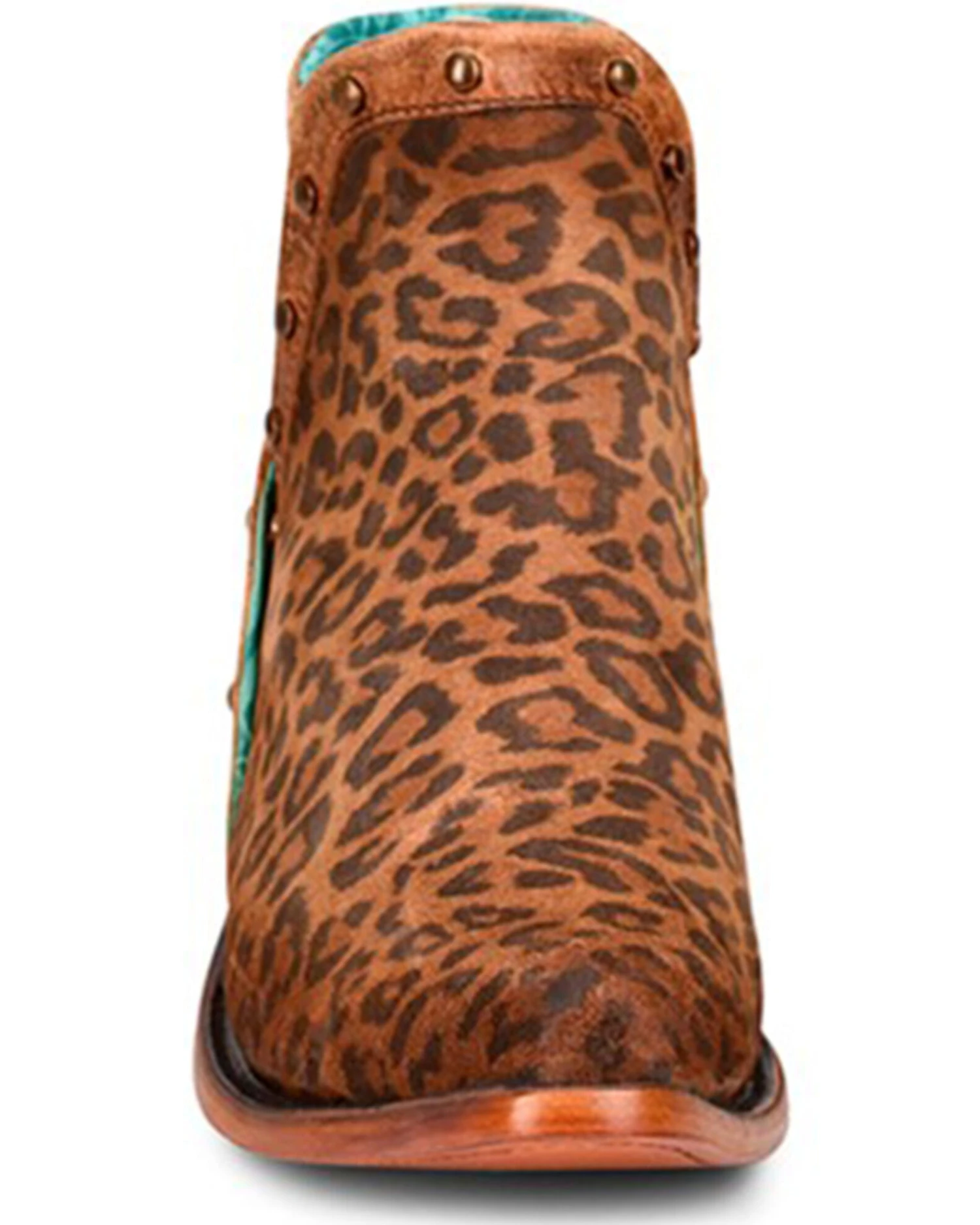 Corral Women's Leopard Print Fashion Booties - Snip Toe 6 Corral Women's Leopard Print Fashion Booties - Snip Toe - Image 4