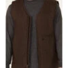 Hawx Men's Brown Weathered Canvas Zip-Front Sherpa Lined Work Vest 1 Hawx Men's Brown Weathered Canvas Zip-Front Sherpa Lined Work Vest -Western Cowboy Equipment Store 2000351541 200 P3