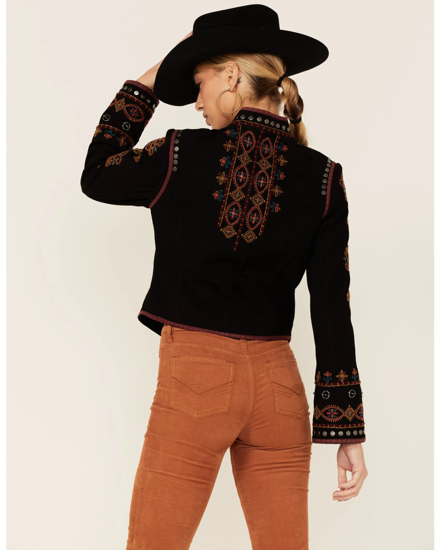 Double D Ranch Women's Ian With The Mohawk Zip-Front Suede Jacket 4 Double D Ranch Women's Ian With The Mohawk Zip-Front Suede Jacket - Image 2