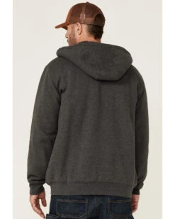 Hawx Men's Charcoal Sherpa-Lined Zip-Front Hooded Work Jacket 9 Hawx Men's Charcoal Sherpa-Lined Zip-Front Hooded Work Jacket -Western Cowboy Equipment Store 2000351914 022 P4