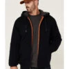 Hawx Men's Navy Sherpa Lined Zip-Front Hooded Work Jacket 2 Hawx Men's Navy Sherpa Lined Zip-Front Hooded Work Jacket -Western Cowboy Equipment Store 2000351915 410 P1