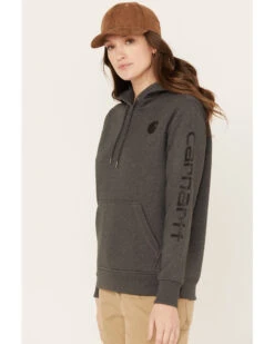 Carhartt Women's Clarksburg Graphic Sleeve Pullover Sweatshirt Hoodie 8 Carhartt Women's Clarksburg Graphic Sleeve Pullover Sweatshirt Hoodie -Western Cowboy Equipment Store 2000352803 001 P1