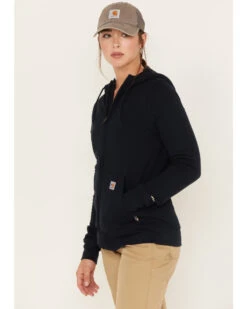 Carhartt Women's Force FR Relaxed Fit Zip Front Sweatshirt Work Hoodie 8 Carhartt Women's Force FR Relaxed Fit Zip Front Sweatshirt Work Hoodie -Western Cowboy Equipment Store 2000353508 410 P2