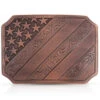 Montana Silversmiths Women's Born In The USA Bronze Belt Buckle 1 Montana Silversmiths Women's Born In The USA Bronze Belt Buckle -Western Cowboy Equipment Store 2000354048 221 P1
