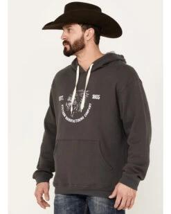 Stetson Men's Gray Logo Sleeve Pullover Hooded Sweatshirt 8 Stetson Men's Gray Logo Sleeve Pullover Hooded Sweatshirt -Western Cowboy Equipment Store 2000354135 022 P2
