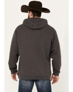 Stetson Men's Gray Logo Sleeve Pullover Hooded Sweatshirt 9 Stetson Men's Gray Logo Sleeve Pullover Hooded Sweatshirt -Western Cowboy Equipment Store 2000354135 022 P4