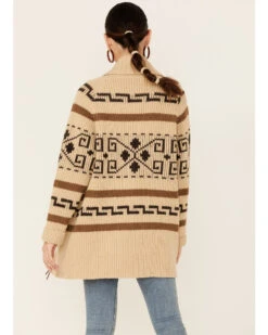 Pendleton Women's Tan Westerley Long Sleeve Cardigan 8 Pendleton Women's Tan Westerley Long Sleeve Cardigan -Western Cowboy Equipment Store 2000354643 280 P4