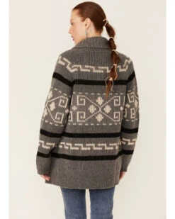 Pendleton Women's Gray Westerley Long Sleeve Cardigan 9 Pendleton Women's Gray Westerley Long Sleeve Cardigan -Western Cowboy Equipment Store 2000354644 020 P3