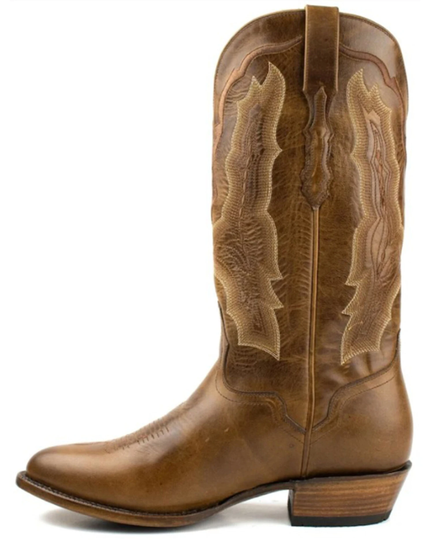 El Dorado Men's Embroidered Design Western Boots - Medium Toe 6 El Dorado Men's Embroidered Design Western Boots - Medium Toe - Image 4