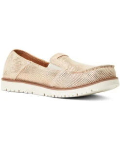 Ariat Women's Cruiser 360 Metallic Slip-On Casual Shoes - Moc Toe