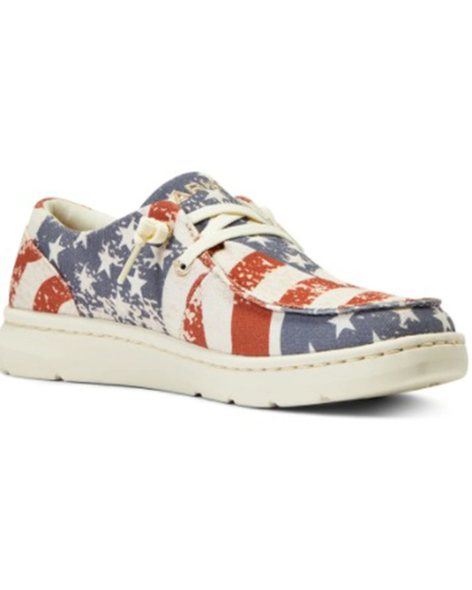 Ariat Women's Distressed Flag Print Hilo Flx Foam Slip-On Casual Shoe 6 Ariat Women's Distressed Flag Print Hilo Flx Foam Slip-On Casual Shoe - Image 4