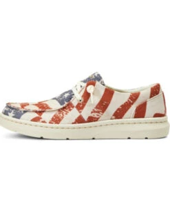 Ariat Women's Distressed Flag Print Hilo Flx Foam Slip-On Casual Shoe 11 Ariat Women's Distressed Flag Print Hilo Flx Foam Slip-On Casual Shoe -Western Cowboy Equipment Store 2000355207 900 P2