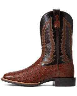 Ariat Men's Full Quill Ostrich Quantum Primo Western Boot - Broad Square Toe -Western Cowboy Equipment Store 2000356431 200 P2