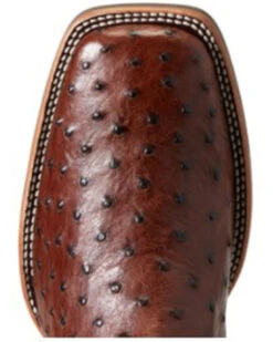 Ariat Men's Full Quill Ostrich Quantum Primo Western Boot - Broad Square Toe -Western Cowboy Equipment Store 2000356431 200 P4