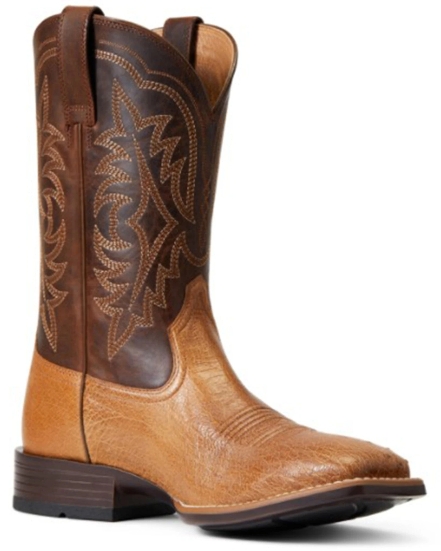 Ariat Men's Ranger Smooth Full Quill Ostrich Night Life Ultra Western Boot - Broad Square Toe 4 Ariat Men's Ranger Smooth Full Quill Ostrich Night Life Ultra Western Boot - Broad Square Toe - Image 2