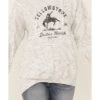 Paramount Network's Yellowstone Women's Bronco Graphic Hooded Pullover 2 Paramount Network's Yellowstone Women's Bronco Graphic Hooded Pullover -Western Cowboy Equipment Store 2000356683 070 P2