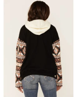 Paramount Network's Yellowstone Women's Mauve Southwestern Sleeve Hoodie Pullover 8 Paramount Network's Yellowstone Women's Mauve Southwestern Sleeve Hoodie Pullover -Western Cowboy Equipment Store 2000356684 661 P3