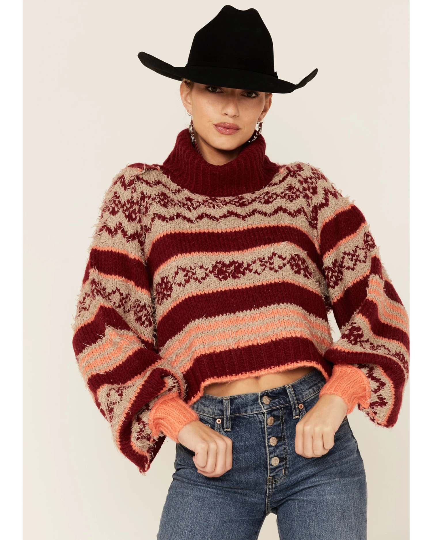 Free People Women's Check Me Out Sweater 5 Free People Women's Check Me Out Sweater - Image 3