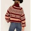 Free People Women's Check Me Out Sweater 2 Free People Women's Check Me Out Sweater -Western Cowboy Equipment Store 2000357138 600 P3