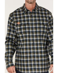 Hawx Men's FR Buffalo Plaid Print Long Sleeve Button-Down Work Shirt 8 Hawx Men's FR Buffalo Plaid Print Long Sleeve Button-Down Work Shirt -Western Cowboy Equipment Store 2000357970 410 P3