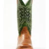 Cody James Men's Peridot Green Leather Western Boots - Broad Square Toe