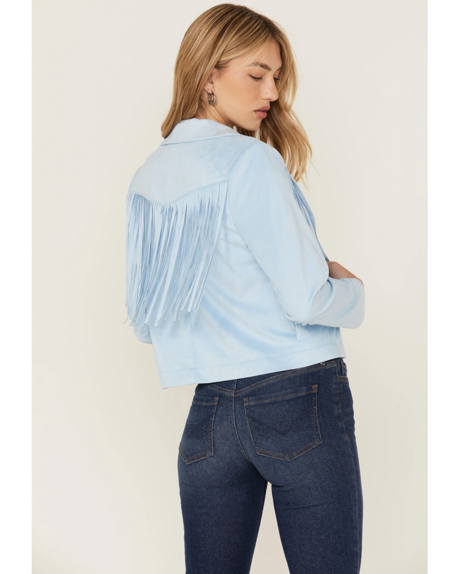 Idyllwind Women's Robyn Faux Suede Fringe Jacket 5 Idyllwind Women's Robyn Faux Suede Fringe Jacket - Image 3