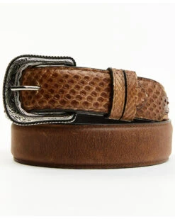 Cody James Men's Exotic Python Billet Belt