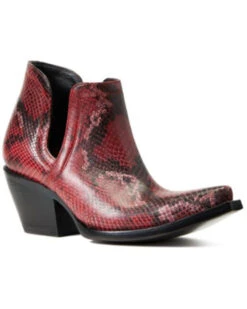 Ariat Women's Dixon Snake Print Western Booties - Snip Toe 10 Ariat Women's Dixon Snake Print Western Booties - Snip Toe -Western Cowboy Equipment Store 2000359005 600 P1