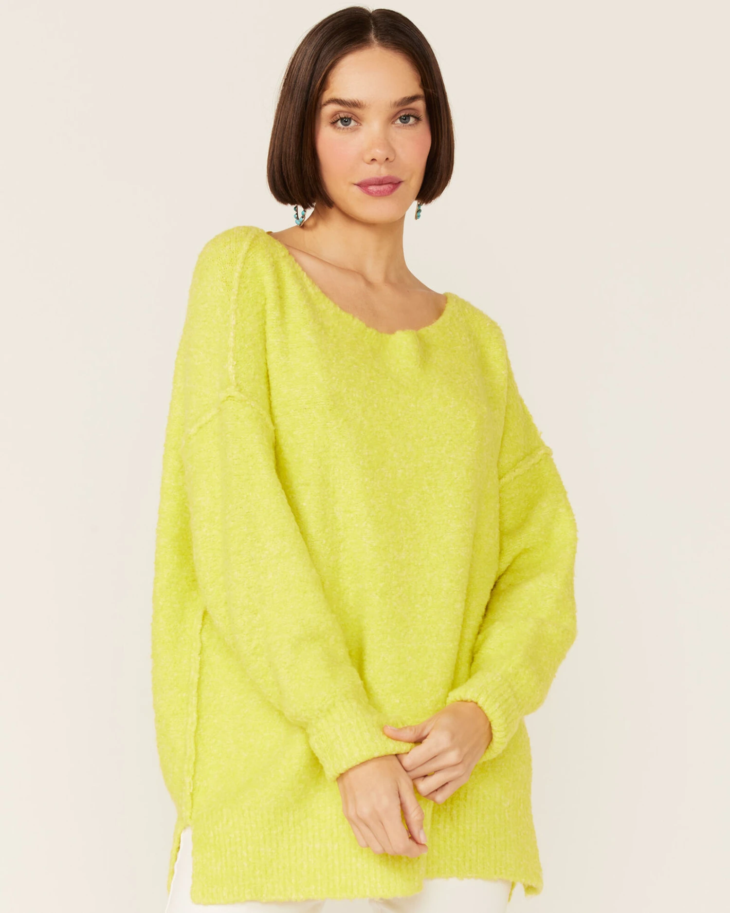 Free People Women's Citron Moira Slouchy Tunic Sweater 4 Free People Women's Citron Moira Slouchy Tunic Sweater - Image 2