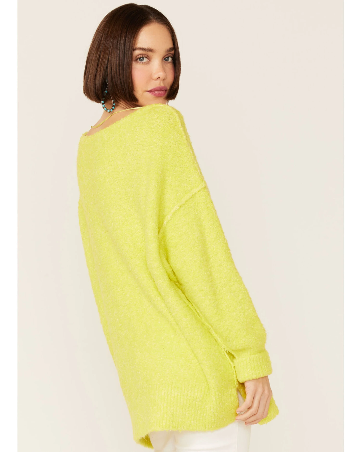Free People Women's Citron Moira Slouchy Tunic Sweater 5 Free People Women's Citron Moira Slouchy Tunic Sweater - Image 3