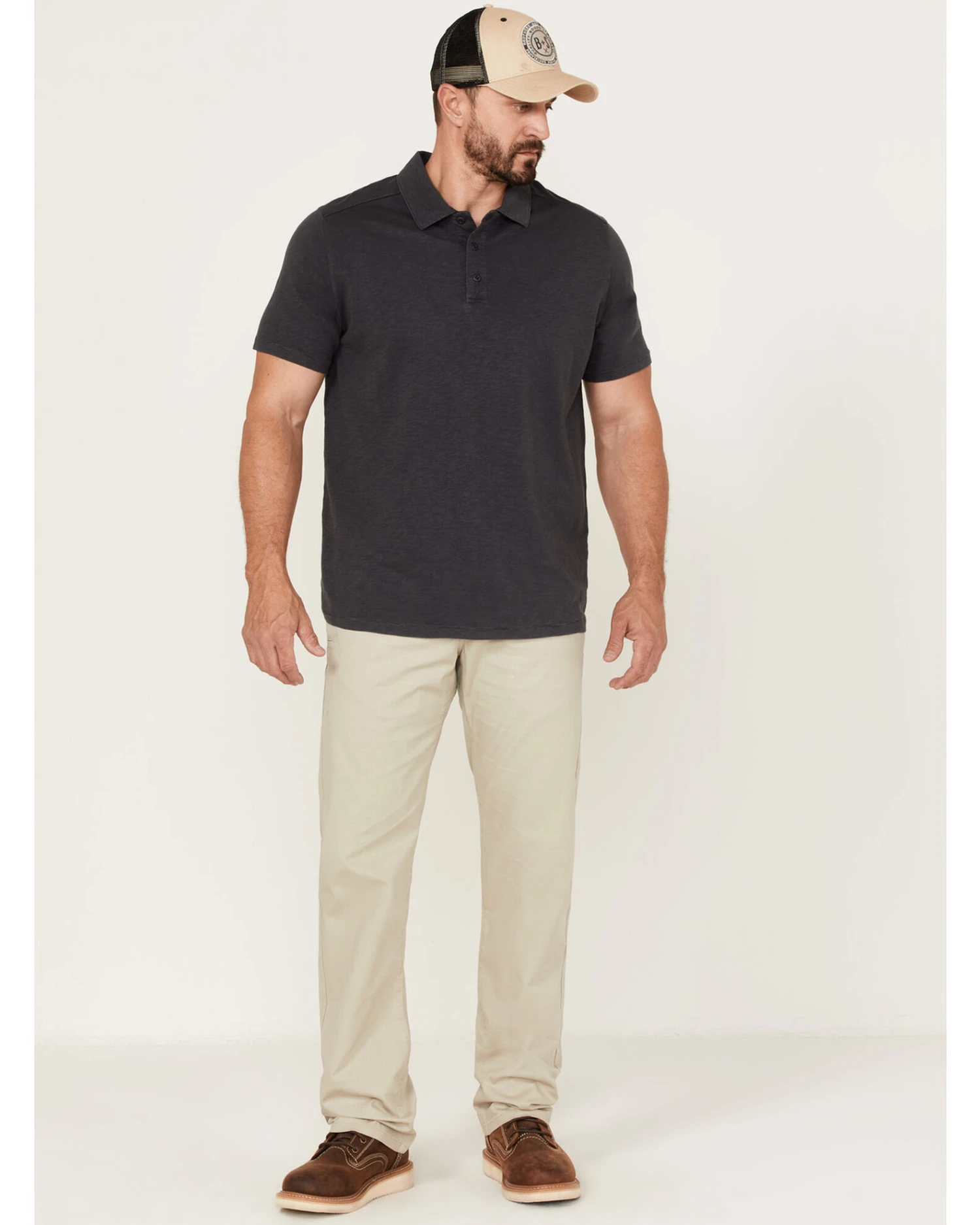 Brothers & Sons Men's Weathered Ripstop Stretch Slim Straight Pants 5 Brothers & Sons Men's Weathered Ripstop Stretch Slim Straight Pants - Image 3