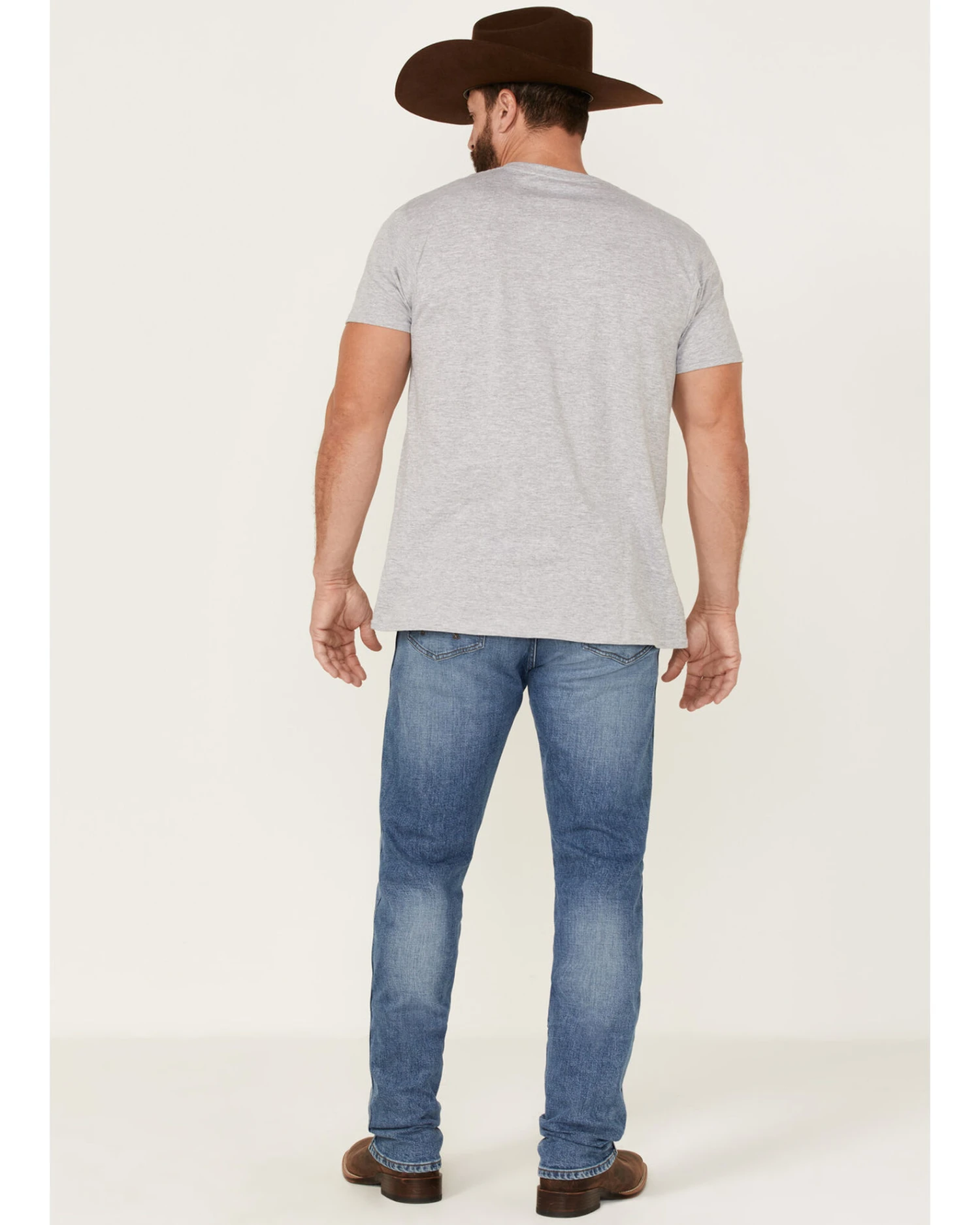 Wrangler Retro Men's Payson Light Wash Stretch Slim Straight Jeans 4 Wrangler Retro Men's Payson Light Wash Stretch Slim Straight Jeans - Image 2