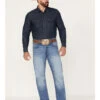 Rock 47 By Wrangler Men's Barlow Light Wash Slim Straight Jeans 1 Rock 47 By Wrangler Men's Barlow Light Wash Slim Straight Jeans -Western Cowboy Equipment Store 2000359726 412 P1
