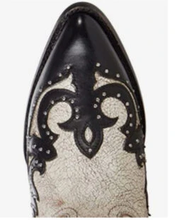 Corral Women's Black Overlay & Studs Western Boots - Pointed Toe
