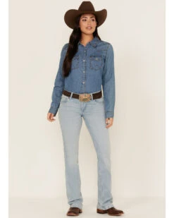 Wrangler Retro Women's Mae Bootcut Jeans 9 Wrangler Retro Women's Mae Bootcut Jeans -Western Cowboy Equipment Store 2000360394 450 P1