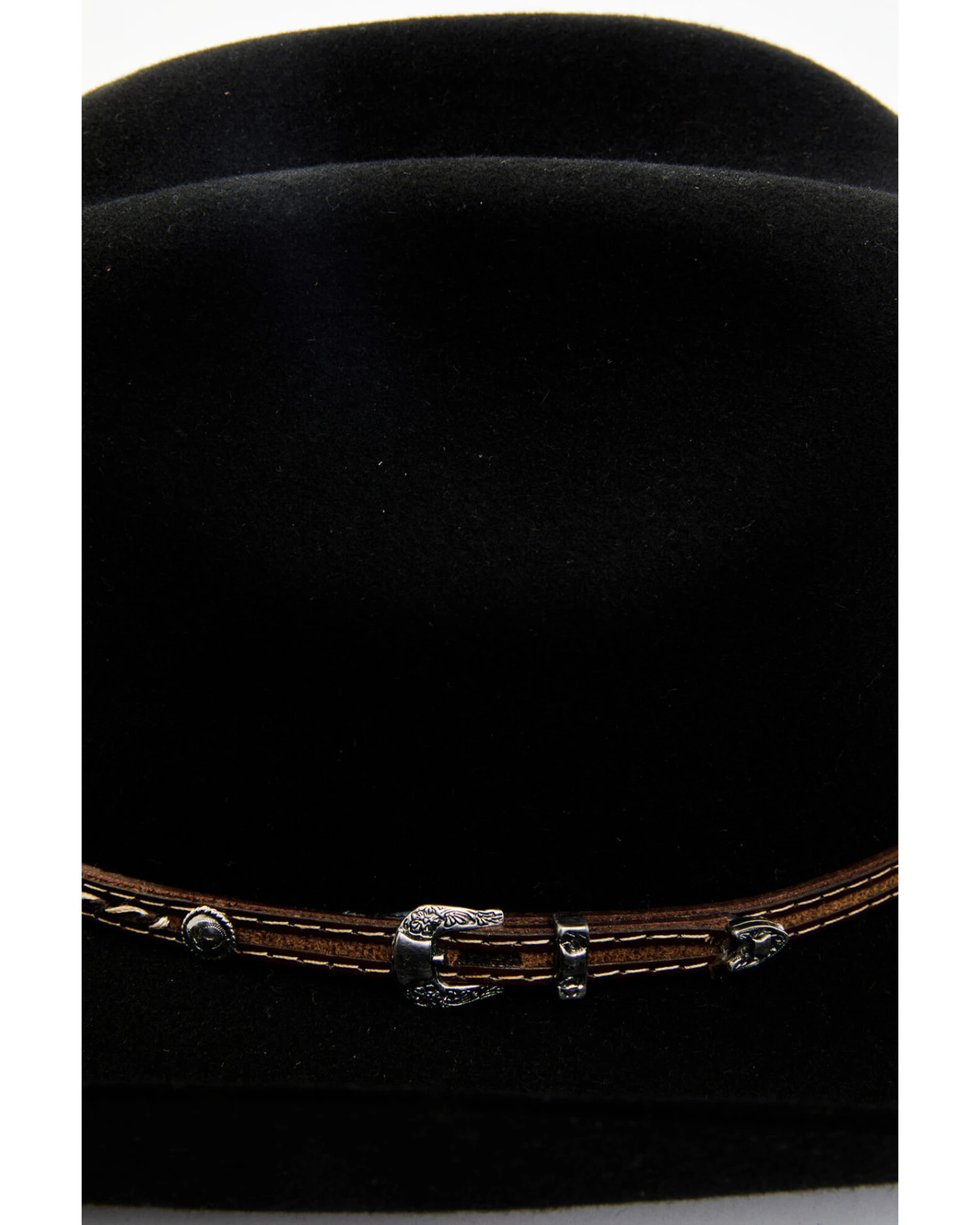 Cody James Men's 3X Black Leather Lace Band Wool Felt Western Hat 3 Cody James Men's 3X Black Leather Lace Band Wool Felt Western Hat