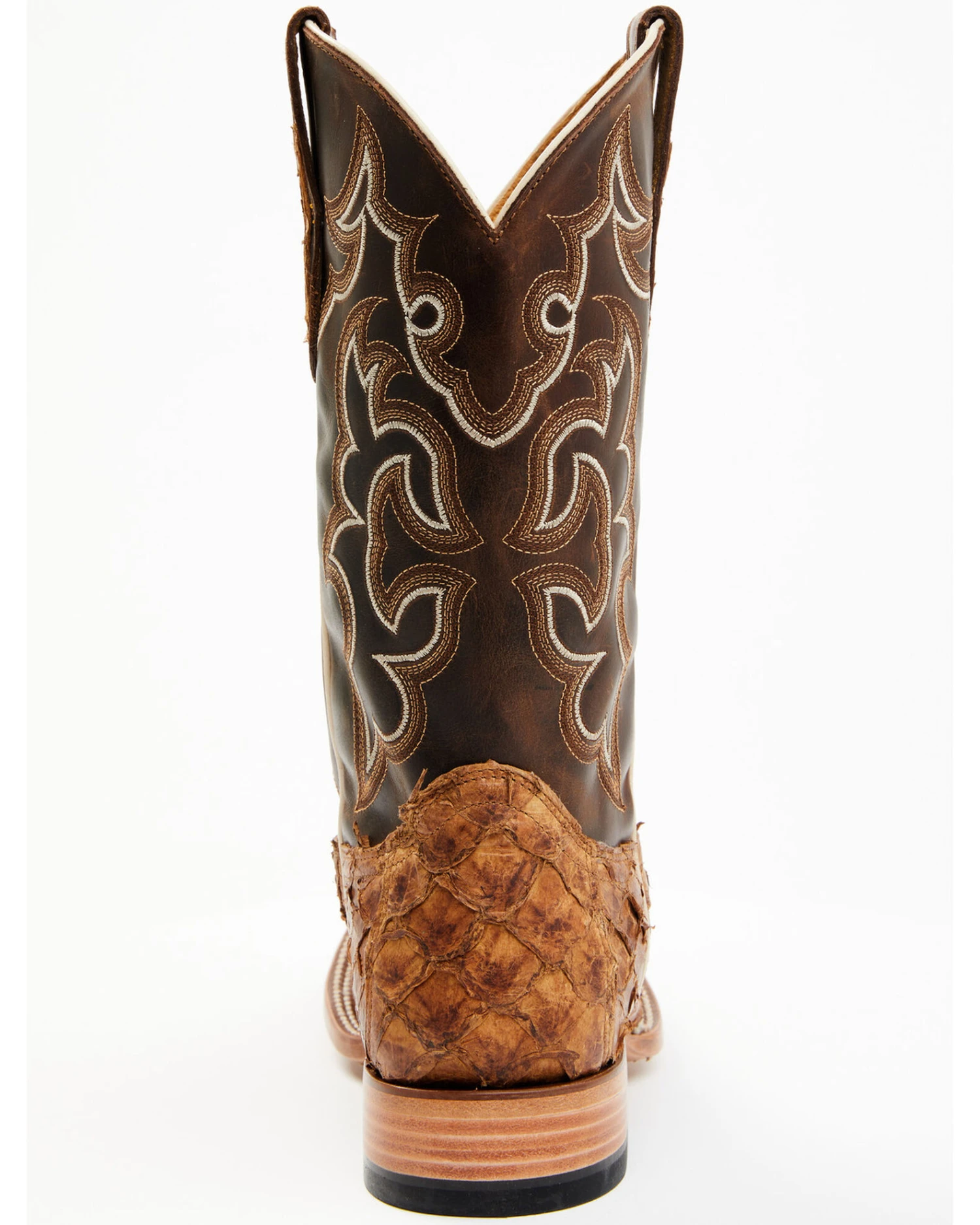 Cody James Men's Exotic Pirarucu Skin Western Boots - Broad Square Toe 8 Cody James Men's Exotic Pirarucu Skin Western Boots - Broad Square Toe - Image 6