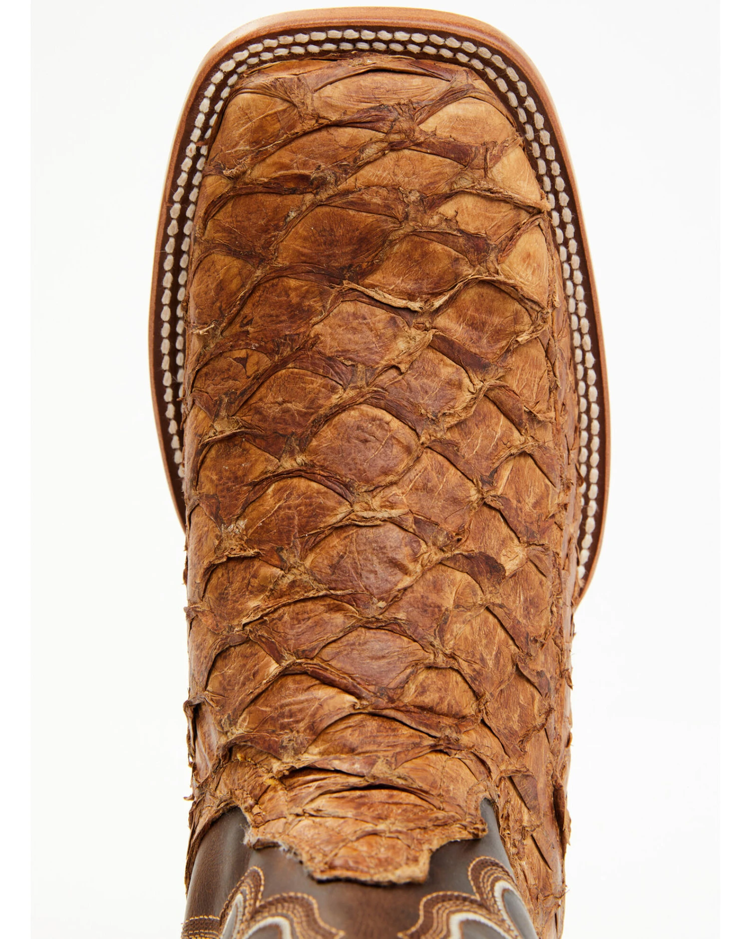 Cody James Men's Exotic Pirarucu Skin Western Boots - Broad Square Toe 5 Cody James Men's Exotic Pirarucu Skin Western Boots - Broad Square Toe - Image 3