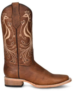 Corral Women's Peacock Embroidery Western Boots - Broad Square Toe 9 Corral Women's Peacock Embroidery Western Boots - Broad Square Toe -Western Cowboy Equipment Store 2000361039 200 P2