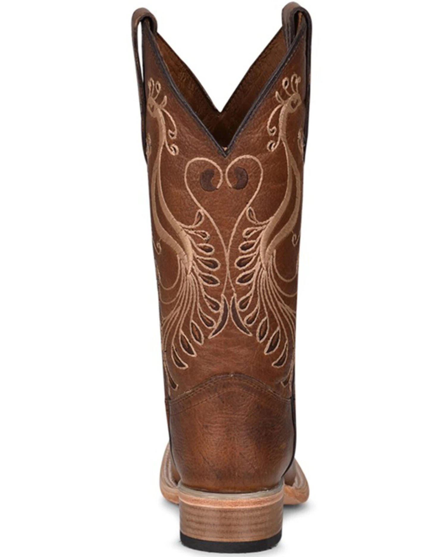 Corral Women's Peacock Embroidery Western Boots - Broad Square Toe 4 Corral Women's Peacock Embroidery Western Boots - Broad Square Toe - Image 2