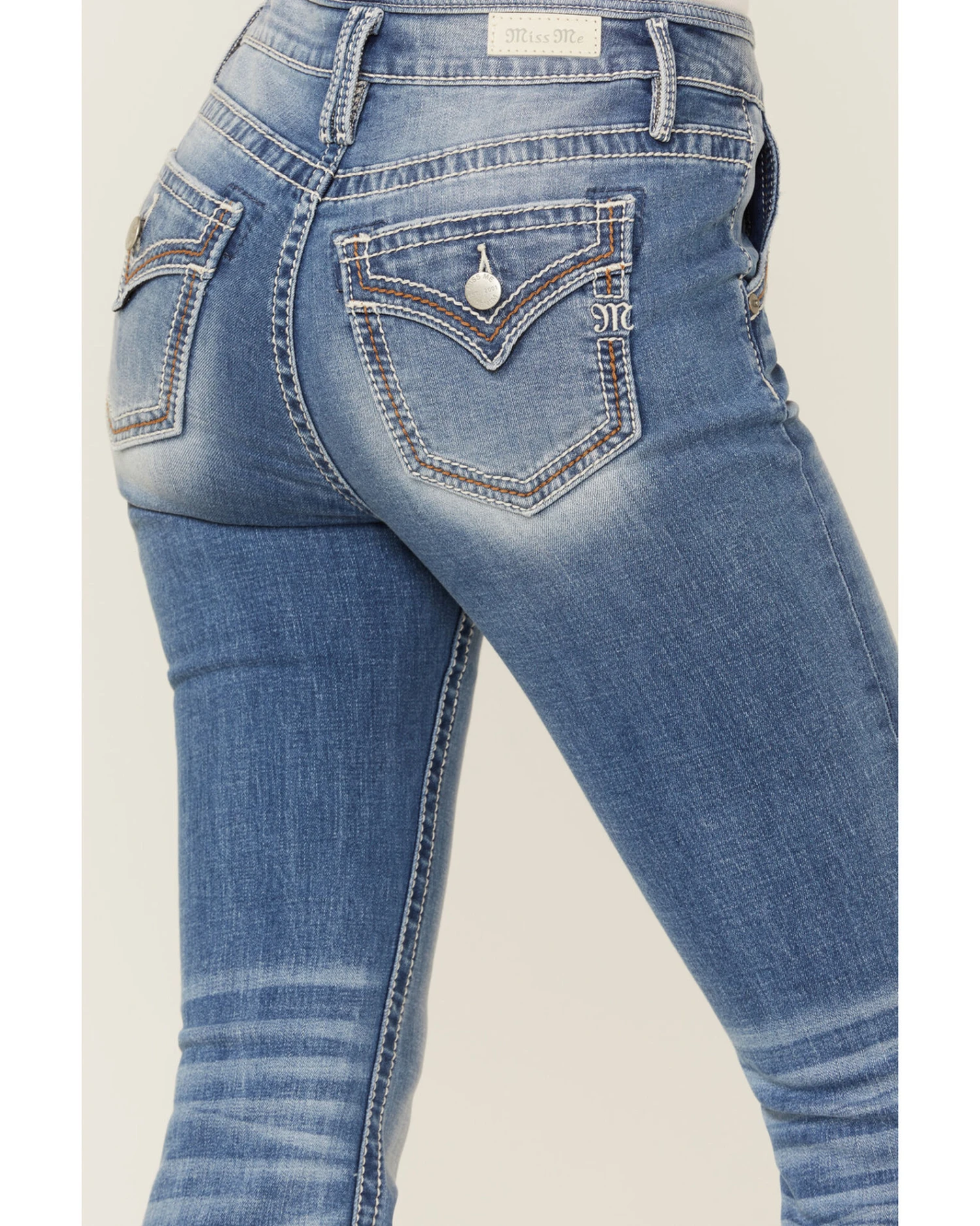 Miss Me Women's Sailor High Rise Flare Jeans 5 Miss Me Women's Sailor High Rise Flare Jeans - Image 3